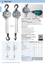 Chain hoist PLANETA–PREMIUM PRO-E