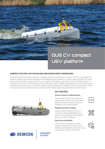 DUS CV compact  USV platform