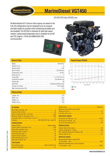 MarineDiesel VGT450