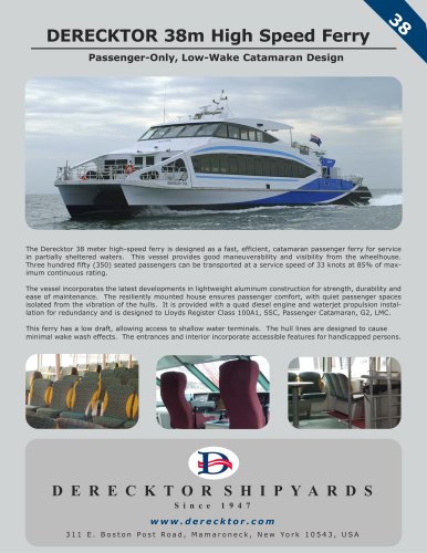 DERECKTOR 38m High Speed Ferry