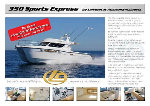 350 Sports Express by LeisureCat Australia/Malaysia