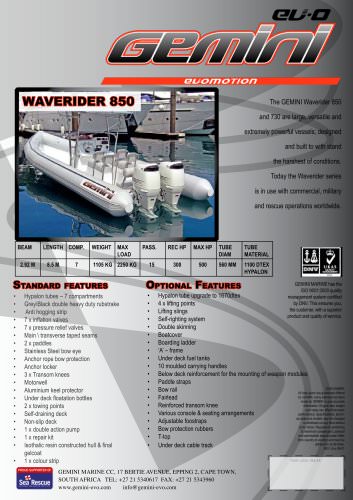 waverider 850