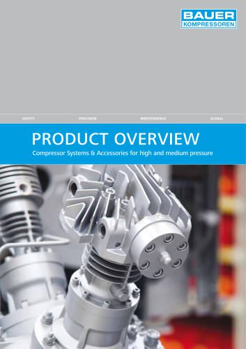 Product Overview  Compressor Systems & Accessories for high and medium pressure