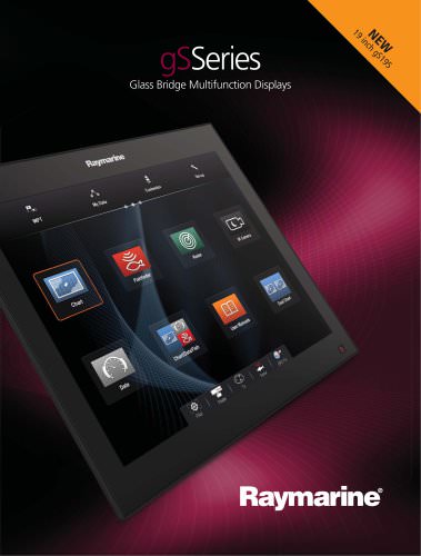 gS Series - Premier Glass Bridge Multifunction Displays