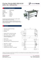 20 kW Shaft E-Motor 48 V (600 rpm)