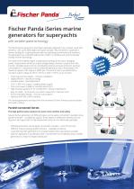 Fischer Panda iSeries marine generators for superyachts