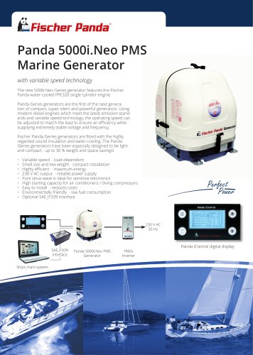 Panda 5000i.Neo PMS Marine Generator