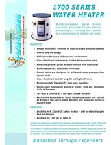 1700 SERIES WATER HEATER