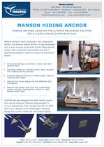 The Manson Hiding anchor launch
