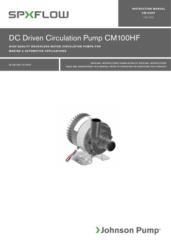 CM100HF High Flow manual ‖ EN, SV