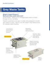 Grey waste tanks