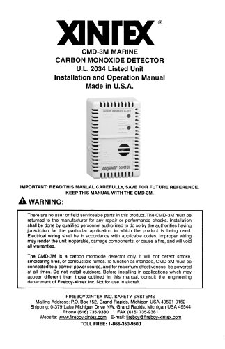 Carbon monoxide detector