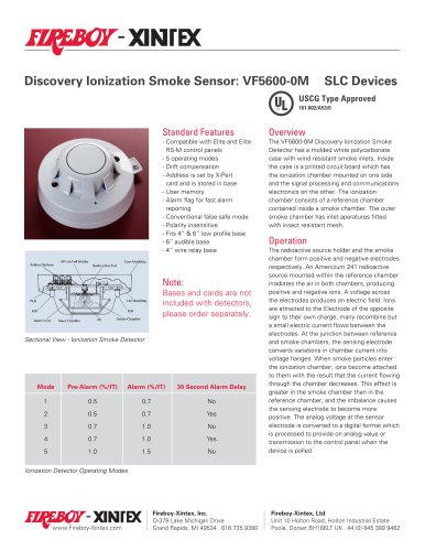 Discovery Ionization Smoke Sensor