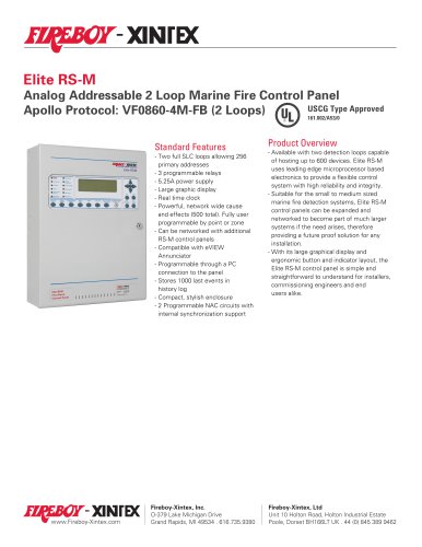 Elite RSM Fire Alarm Control