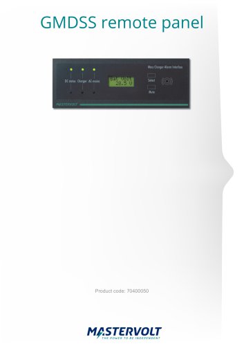 GMDSS remote panel