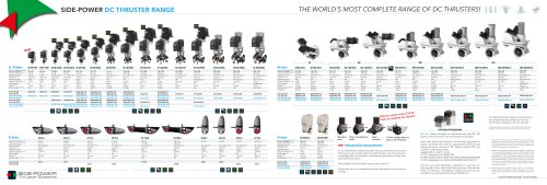 Side-Power DC Thruster Range Folder 2019