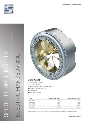 SCHOTTEL Rim Thruster