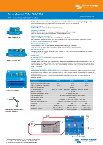 BatteryProtect 65A/100A/220A