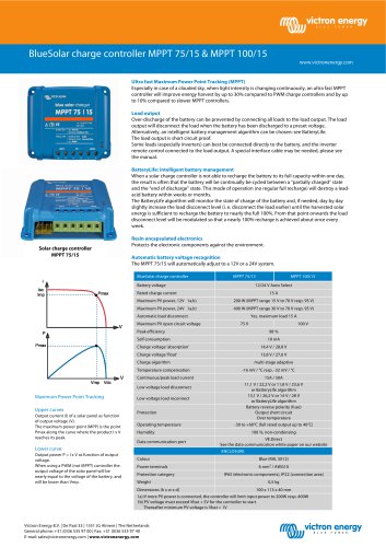 BlueSolar MPPT 100/15