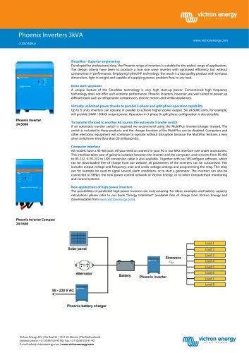 Phoenix Inverters 3kVA (120V/60Hz)