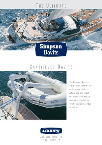 Cantilever-Davits