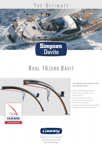 OVAL 15ZERO Davit 2013