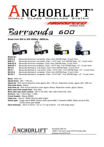 BARRACUDA 600