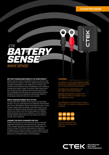 CTX BATTERY SENSE