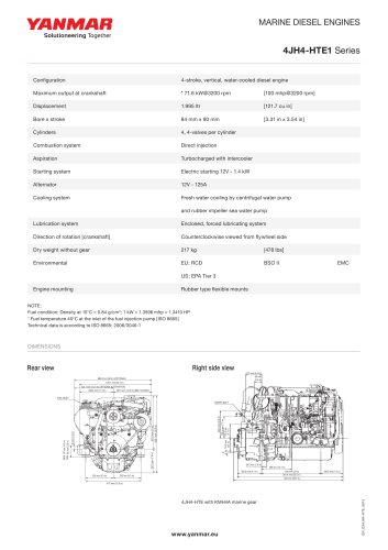 Specification datasheet - 4JH4-HTE1