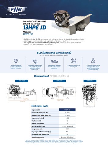 13HPE JET DRIVE 110hp