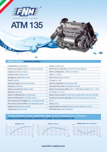 FNM ENGINE ATM 135