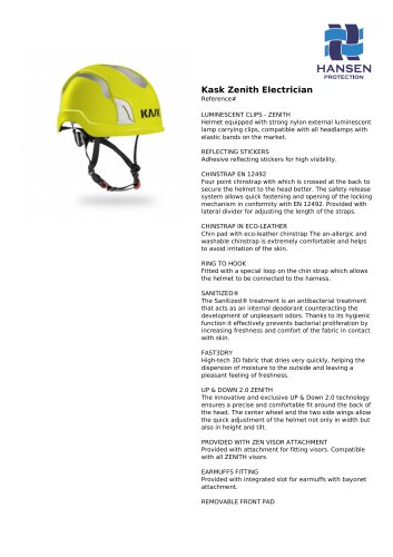 Kask Zenith Electrician