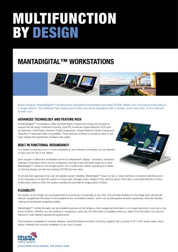 MULTIFUNCTION BY DESIGN MAnTAdigiTAl? WorKSTATionS