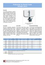 Outboarder for Electric boats (straight stern)