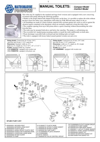 manual toilet