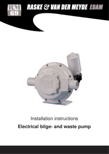 Electric bilge/waste pump