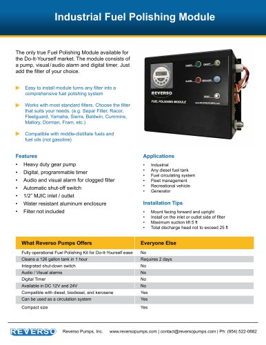 Fuel Polishing Module