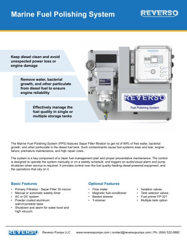 Fuel Polishing Systems (Marine)