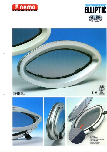 Aluminium Portlight (2000-Series Elliptical)