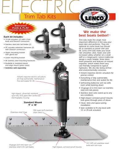 ELECTRIC TRIM TAB KITS