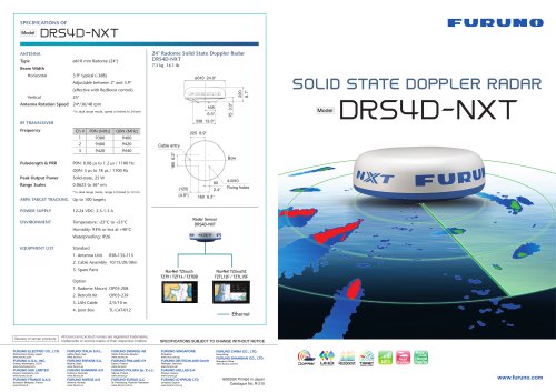 Solide State Doppler Radar DRS4D-NXT