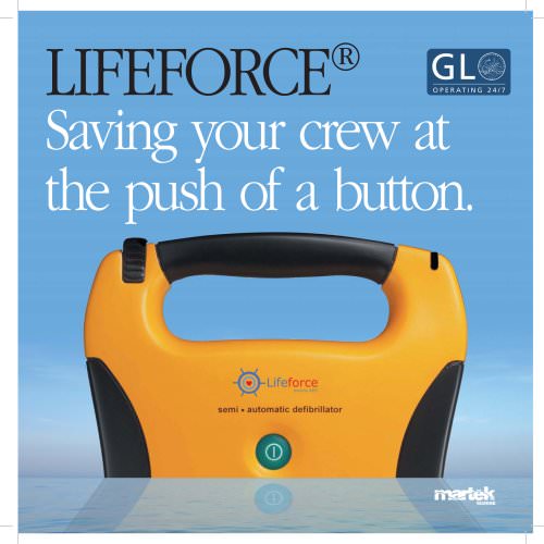 Lifeforce Marine Defibrillator