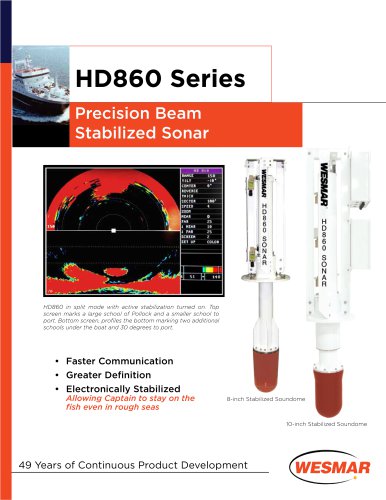 WESMAR HD860 Series Sonar