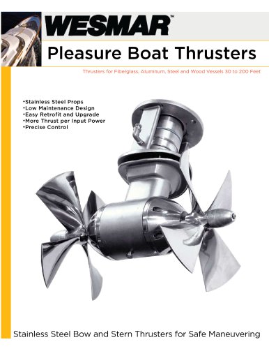 WESMAR Pleasure Boat Thrusters