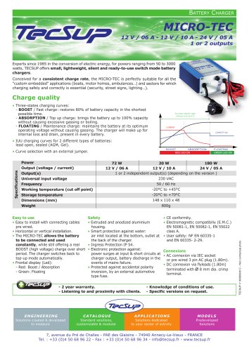 MICRO-TEC BATTERY CHARGER