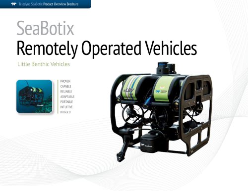 SeaBotix ROV Product Catalog