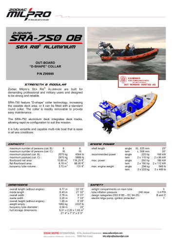 SRA-750 OB D-Shape