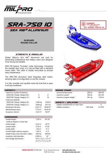 SRA-750 IO