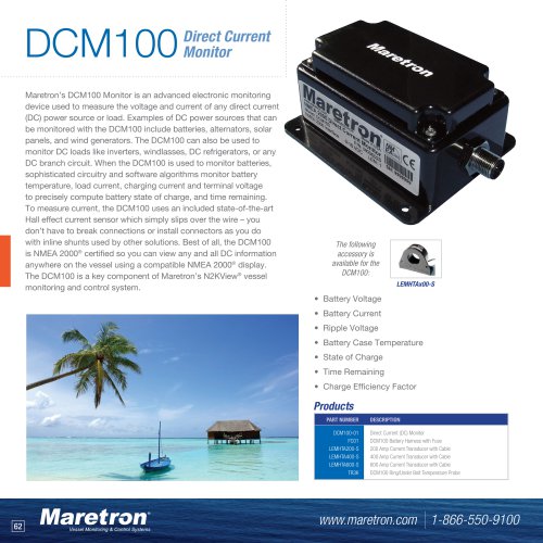 DCM100 - NMEA 2000® Direct Current Monitor