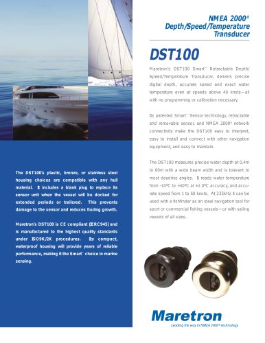 Depth/Speed/Temperature Transducer (DST100)